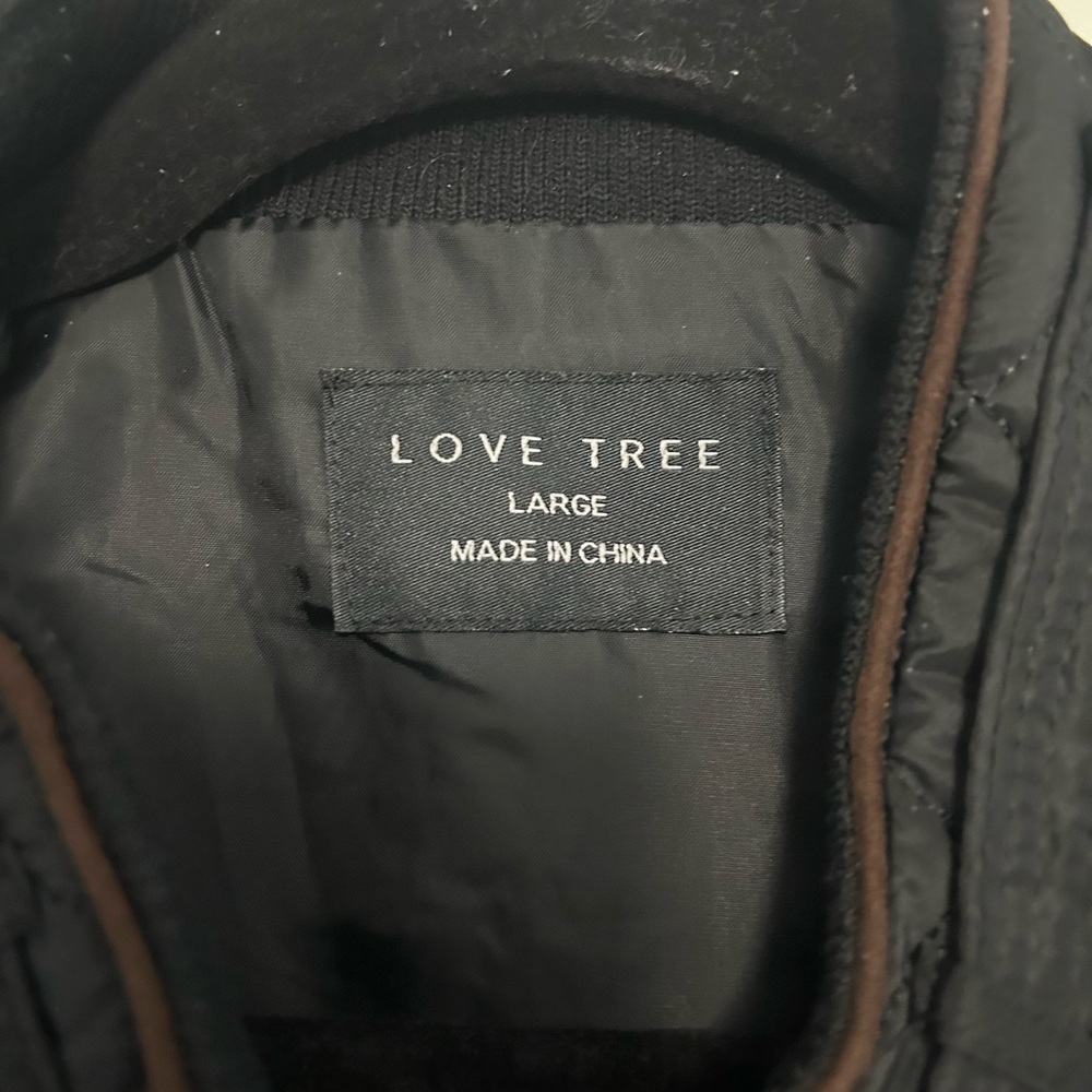 Love Tree Black Quilted Women's Vest - Picture 2 of 2